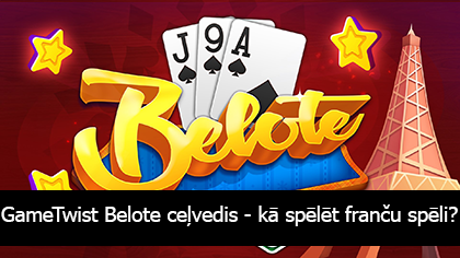 Logotips GameTwist Belote ceļvedis